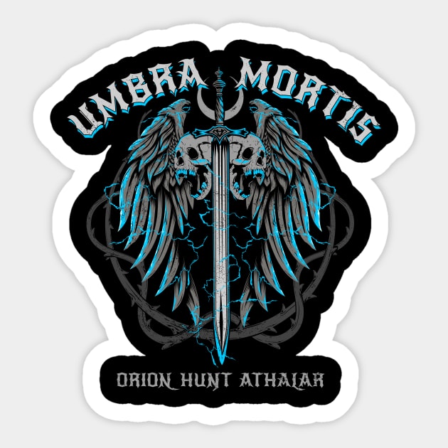 Umbra Mortis Sticker by CrimsonHaze